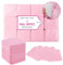 Lint Free Wipes for Nails, 600PCS Nail Polish Remover Pads, Nail Varnish Remover Pads, Absorbent Remover Wipes Meltblown, Nail Art Tool Cleaning for nails, Pink