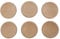 CAXUSD 6pcs Subwoofer Coil Caps Dustproof Speaker Dome Covers Flexible Protective Caps for Woofer Subwoofer Maintenance Easy Installation Matte Composite Material