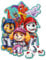 Trefl - Holzpuzzle: Paw Patrol, Die Abenteuer mit Paw Patrol - 50 Teile, Formen-Puzzle Wooden Puzzle, Unregelmäßige Formen, 10 Figuren, für Kinder ab 5 Jahren