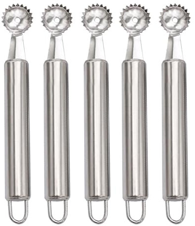 Set Mit 5 Obststiel Entfernern Aus Rostfreiem Stahl Erdbeer Schälern Tomaten Entkerner Ananas Kirschtomaten Entkerner