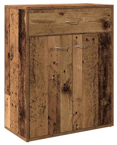 vidaXL Sideboard Altholz-Optik 60x30x75 cm Holzwerkstoff, Schrank, Highboard, Home Organizer, Lagerschrank, Beistellschrank, Wohnzimmerschrank