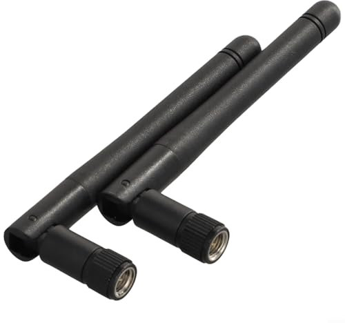Antena WiFi SMA macho 2 4G, mejora tu sistema de seguridad inalámbrico con 2 antenas externas