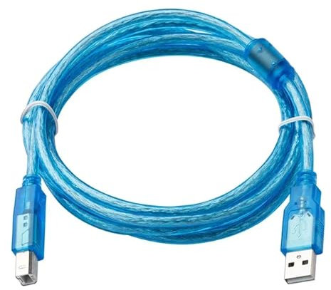 NIWPPKIMX Câble for imprimante USB, câble USB 2.0 à port carré, série CP1H, CPU, longueur 2 m