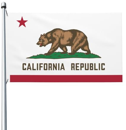 California State Flag Flagge 3x5 Ft Fade Proof Outdoor Indoor Home House Garden Yard Dekorative Zeichen