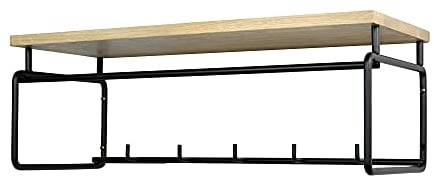 CLINT 3 Garderobe - Schwarz