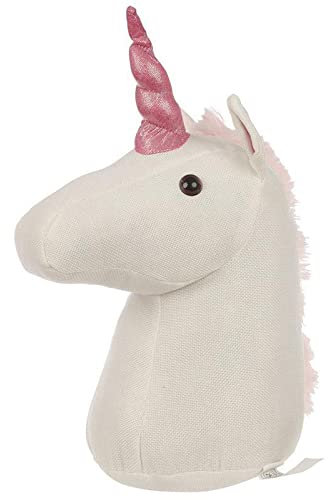 Bags of Room - White Unicorn Shaped Door Stop - Enchanted Rainbow