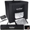 GODOX LST40 Mini LED Fotostudio Zelt 40 x 40 x 40 cm mit 3 stücke LED Licht Bord Power 60 Watt 13500~14500 Lumen für Fotografie (LST40)