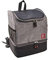 Iris Barcelona - Mochila Nevera Enjoy Life 2 en 1, Nevera Térmica y Mochila para Llevar Comida, Bebida a la Playa, Camping, Excursión, Bolsa Térmica con Espacio Inferior 15 L Negro y Gris Jaspeado