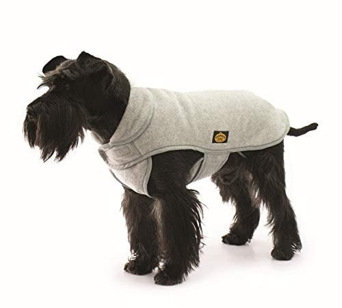 Fashion Dog Fleece-Hundemantel - Grau - 75