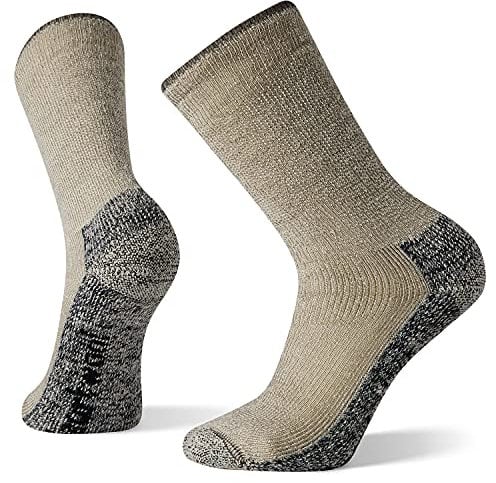 Smartwool Mountaineer Classic Edition Maximum Cushion Crew Socks, Taupe, Medium