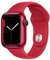Apple Watch Serie 7 (GPS, 41mm) - Cassa in Alluminio Rosso con Cinturino Sportivo Rosso (Ricondizionato)