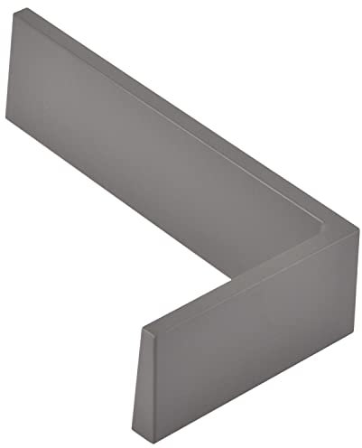 NINKA 2283.91 10111 Connect L-Element Links Schubladenteiler klein für die offen Einteilung der Schublade, Kunststoff dunkelgrau, Silber, 200 mm