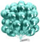 BIO Luftballons Grün [25 Stück] Glänzend/Chrome • Ø38cm XXL • MADE IN EU • Umweltbewusst & Kompostierbar Bio Ballons in Grün • 100% Naturlatex • Grüner Luftballon - Luftballons Geburtstag