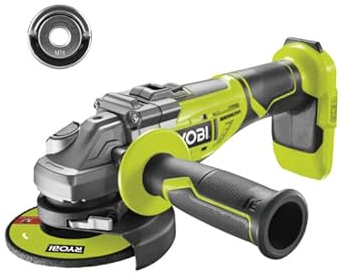 Confezione RYOBI - Smerigliatrice angolare senza spazzole R18AG7-0 - 18V OnePlus - senza batteria e caricatore - Dado Ea