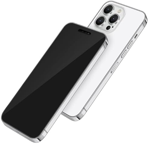 Sans logo - Téléphone factice - Modèle d'affichage - Jouet pour téléphone 14 Pro 6,1 (écran noir argenté)