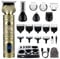 VGR Beard Trimmer for Men Kit - Cordless Hair Clippers - Precision Zero Gap T-Blade - 180 mins Rechargeable Electric Shaver - Ear Nose Face Body Head 6-in-1 Grooming Set
