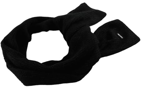 Calvin Klein Schal Daddy Wool Knit Scarf CK Black schwarz