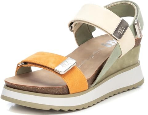 XTI 142822 Sandalias de mujer Verde (Green), 39 EU