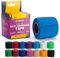 Proworks Sock Wrap Sports Tape | Self-Adhesive Football Sock Tape | Cohesive Bandage Wrap for Shin Pad, Goalkeeper & Ankle | 5cm x 4.5m | Bandage Tape, Vet Wrap for Dogs, Cats & Horses - Blue (1 Roll)