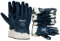 PROOF COMFORT & SAFETY - Guantes de trabajo Nitro con revestimiento de nitrilo azul, 12 pares de guantes en talla 11 protectores resistentes al aceite y al agua con puño.