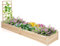 TANGZON Raised Garden Bed, Wooden Planter Box for Vegetables Flowers Fruits Plants, Outdoor Elevated Garden Planter for Yard Patio (Same Height Box, 235 x 63 x 102 cm)