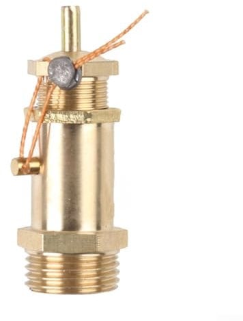 EXTRWORY 1/2 BSP Brass Copper 8-16KG Air Compressor Pressure Relief Valve