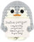 MUCOOS Positive Penguin Geschenk für Frauen/Freundin Geburtstag, Geschenke für männer, Penguin Glücksbringer, Beste Freundin Geschenke, Pocket Hug Geschenke mit Positiver Energiekarte(Grauer)