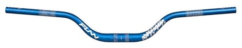 Funn Upturn Hochgelegener Mountainbike-Lenker mit 31,8mm Klemmbreite und 785mm Breite, langlebiger und leichter Legierungs-Riser-Lenker für MTB und BMX, 75mm Erhöhung (Blau)