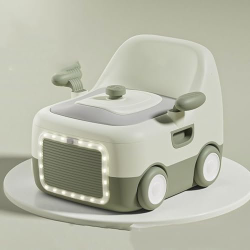 Töpfchen für Kinder, 3-in-1 Kindertoilette Potty Training Toilet, Baby Töpfchen mit praktischem Stauraum, Kindertöpfchen Perfekter Toilettensitz für Kinder (Grün)