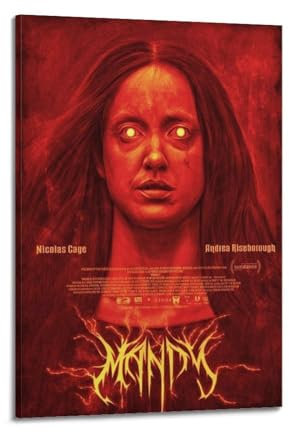 KSOXDAITIP Mandy Filmposter, dekoratives Gemälde, Leinwand, Wandposter und Kunstdruck, modernes Familienschlafzimmer-Dekor-Poster, 30 x 45 cm