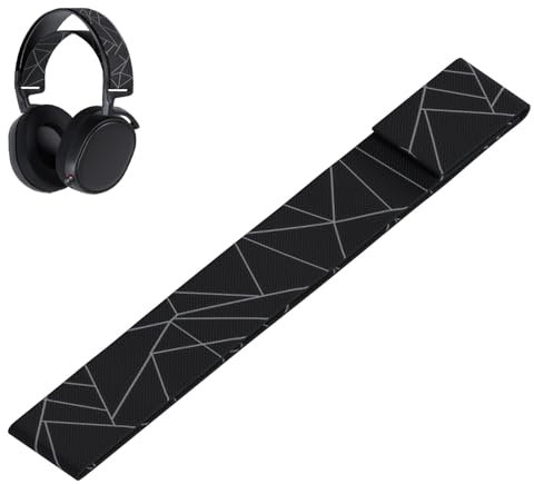 Headband Replacement for SteelSeries Arctis 7/9 / Pro & Prime Wireless Gaming Headset and More by MMOBIEL - Elastic Fabric Headband Top Pad Cushion – Headphone Replacement Band