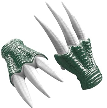 Dinosaurier Klaue Spielzeug, 2 STK Velociraptor Klauen Handschuhe, Kann für Rollenspiele und Partyverkleidungen verwendet Werden, Geschenk für Kinder und Erwachsene über 4 5 6 Jahre alt