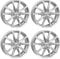 4x AUTEC Felgen Alufelgen BRIXEN 7.0x17 ET45 5x112 Brillantsilber kompatibel mit Skoda Octavia Superb Karoq Kodiaq Yeti