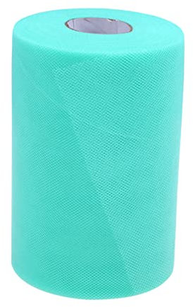 HOODANCOS Rollen Tüll für Heimwerker grüne Kranz Dekor grünes Dekor Band zum Basteln hochzeitstischdeko Tischdekoration für Hochzeiten Spule aus Stoffbändern Poly-Mesh-Band Green