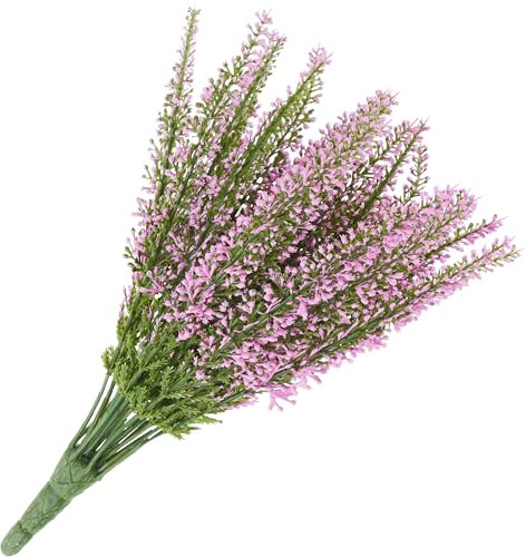 DPI Erika Kunstblume 24 Blütenstränge, 26cm - Herbst Deko, Ideal für Gestecke, Blumentöpfe, Floristische Arrangements Pink