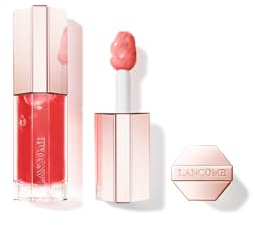 Lancôme Lip Idôle Juicy Treat Lip Gloss, Lip Oil-In-Gloss, Hydrating & Plumping 3D Shine with Squalane & Hyaluronic Acid, for a Fuller & Plumper Lip Look, Pinky Promise, 8.5ml