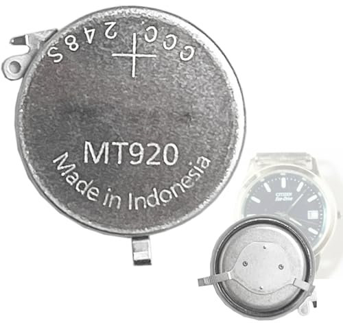 Aousavo MT920 - Batería de repuesto para reloj MT920 Eco-Drive compatible con Citi-Zen Eco-Drive 295-56 295-5600 295-29 295-2900 MT920 295 5600 MT 920 295-40 7821 7828 7871 7873 7876 7878 Watch