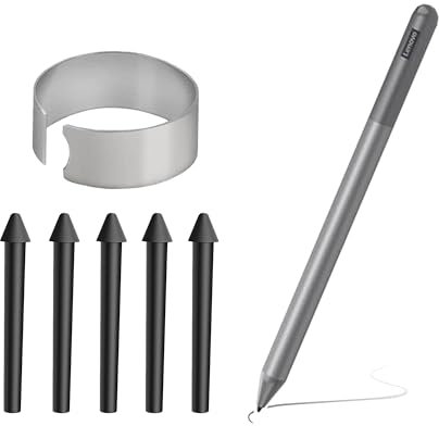 5 Pezzi Standard Punte di Ricambio per Lenovo Tab M11 Tab Pen, Più Duraturo, Controllo Preciso, Amichevole Scherm, Nero