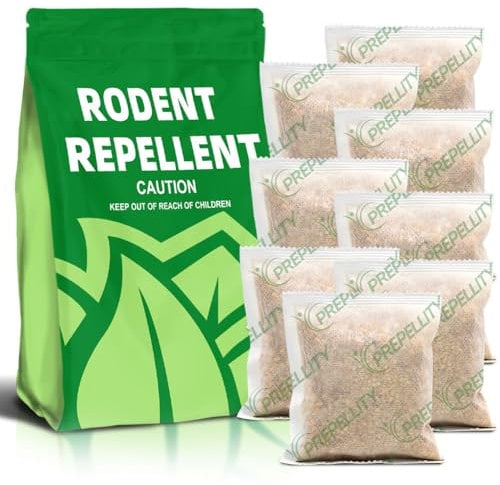 ADMUIPL Mouse Repellent, Rat Repellents, Peppermint Rodent Repellent for Home, Mice Repellant Indoor, Rodent Control for Kitchen & Warehouse, Mice Deterrent Outdoor, Better Than Ultrasonic-8P