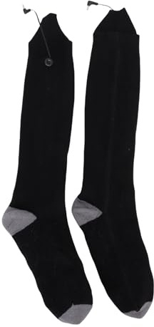 Luocute Beheizte Socken für Männer und Frauen, Wiederaufladbare Elektrische Heiz-Thermosocken mit Beidseitiger Heizung und Intelligenter APP-Steuerung für Outdoor-Camping, Skifahren,