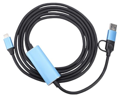 Plyisty Scheda di Acquisizione Video di Tipo C, 4K 30Hz USB 3.0 5Gbps PD100W Ricarica Rapida con Custodia in Lega di Alluminio, per Switch 2 Steam Deck ROG Ally Registrazione in Live