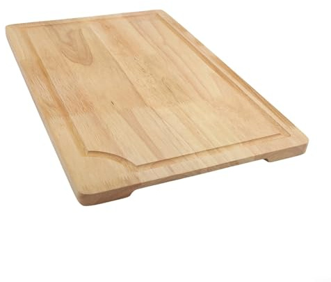 Set di taglieri per la preparazione degli alimenti in legno massello naturale per uso a lungo termine (grande)