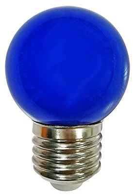 NCC-Licht LED Leuchtmittel Tropfen Kugel 2W E27 360° BLAU auch Außenbereich