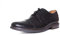 Clarks Herren Becken Cap Derbys, Schwarzes Leder, 43 EU