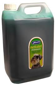 LEEWAY WOODWORK JOHNSONS MEDICATED SHAMPOO 5L - FOR DOG GROOMING (1X 5L BOTTLE)