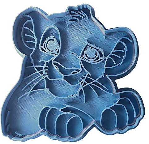 Cuticuter CGSIMBA Keksausstecher, Pla, blau