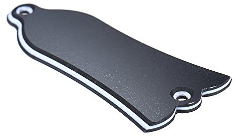 Fesjoy PVC Truss Rod Cover Schwarz für Gibson LP SG Flying V ES Gitarre