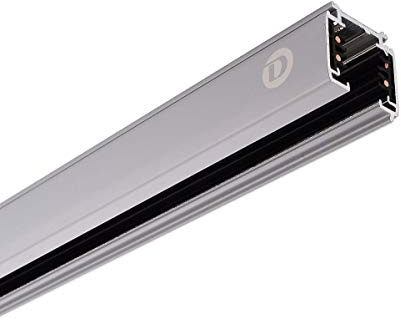 3-Phasen-Stromschiene D LINE, Aufbau, 220-240V AC/50-60Hz, 100cm, Grau