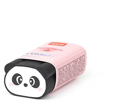 Legami GP0004 - Gomma Profumata, Panda Pantastic, 1,7x5 cm, Fragranza Fragola, Gomma per cancellare morbida, Cancellatura pulita e precisa