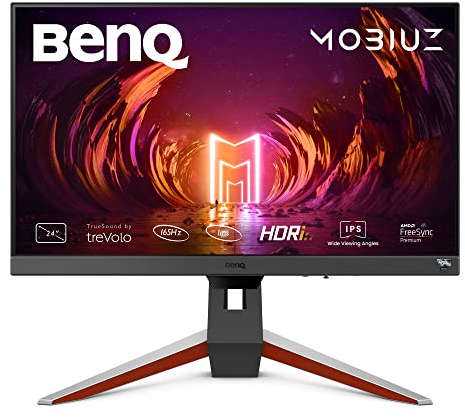 BenQ MOBIUZ EX240 Gaming Monitor (23,8 Zoll IPS 165 Hz 1 ms HDR kompatibel mit 144 Hz)